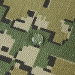 Tela de camuflaje Woodland algodón y nailon para coser militar