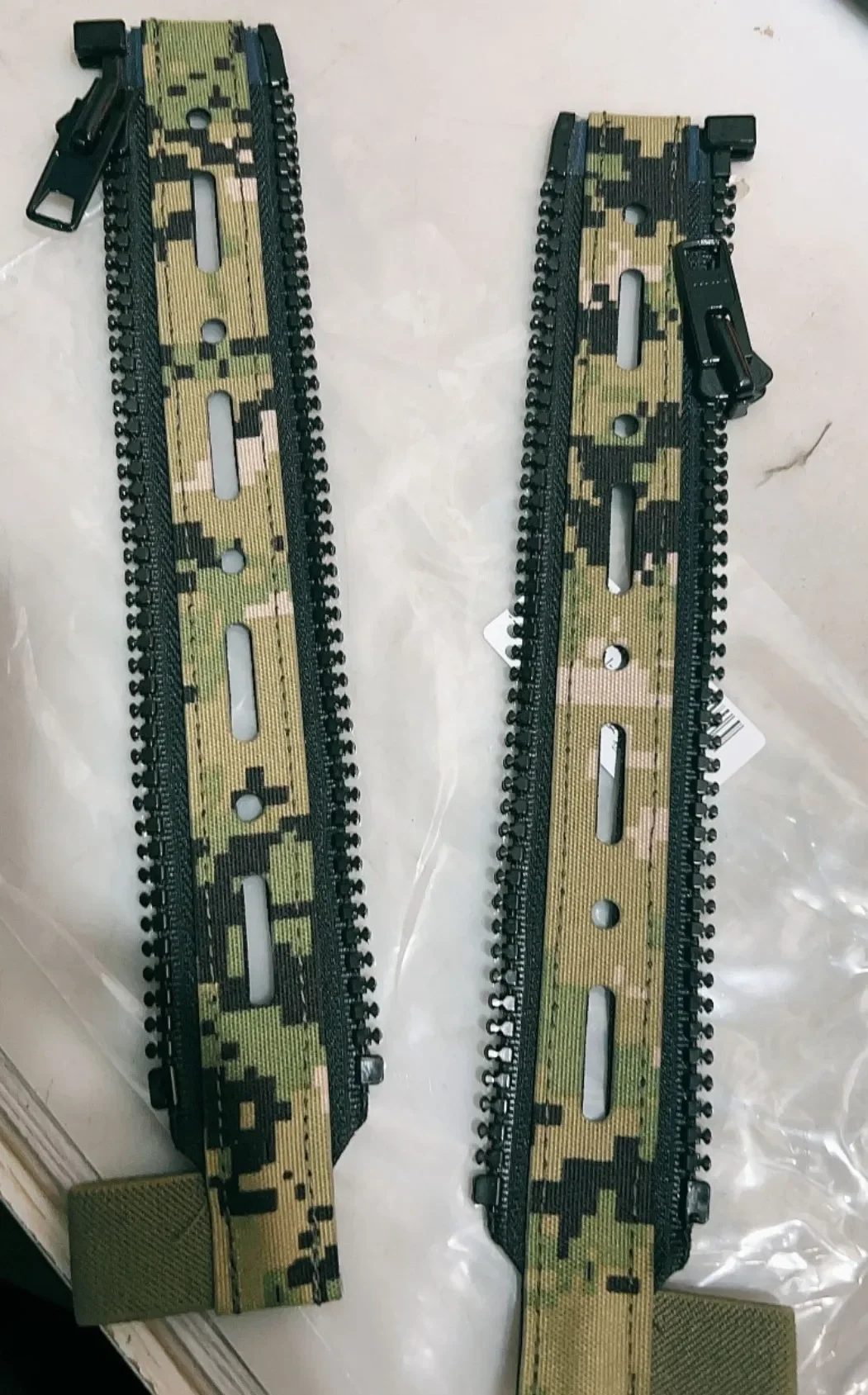 Ferro adaptador extensión cremallera panel trasero FCPC digital verde - imagen 2
