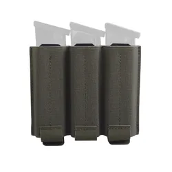 Funda táctica cargadores pistola 9mm Molle liberación rápida