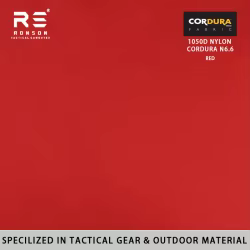 Ronson Cordura táctica NIR en nailon PU repelente al agua Roja