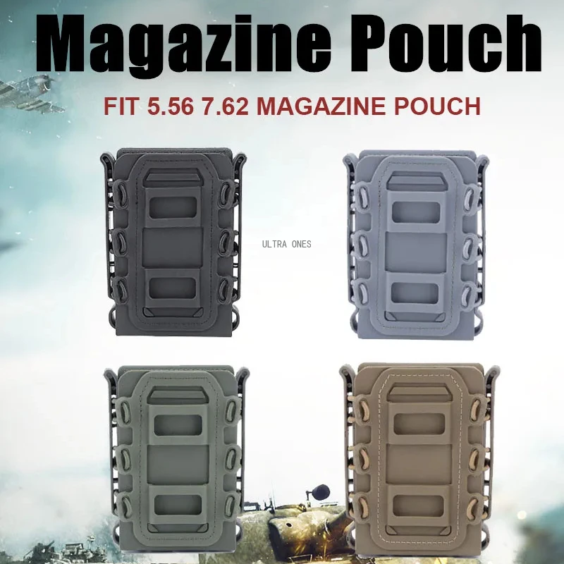 Portacargadores MOLLE táctico para cargadores rifle y carabina - imagen 3