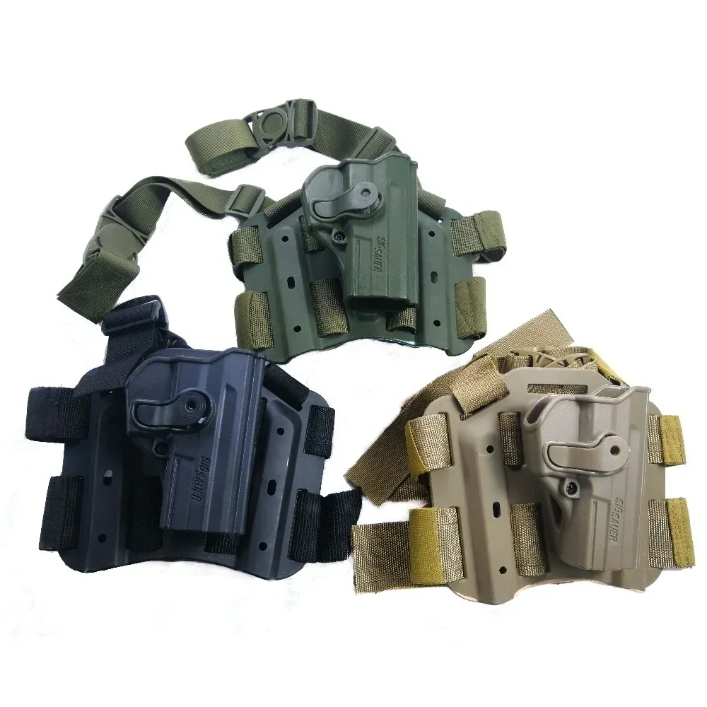 SIG P2202 funda táctica de pierna para pistola MOLLE mano derecha - imagen 4