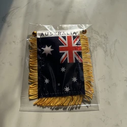 Bandera de Australia colgante para coche, doble cara
