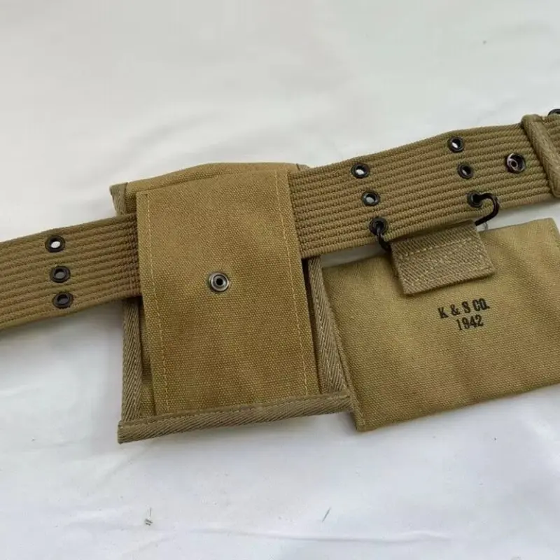 Funda M1911 de cuero negro y equipo militar II Guerra Mundial - imagen 3