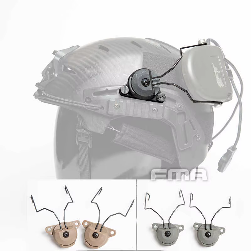 AdAPTADORES de liberación rápida para casco FMA EX 2,0 versión Comtec