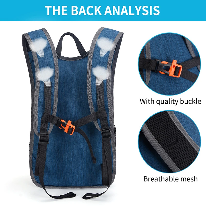 Mochila táctica ligera con múltiples bolsillos y tira reflectante - imagen 3