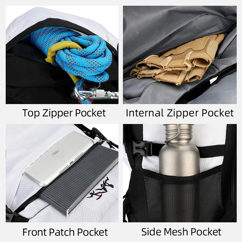 Mochila táctica ripstop impermeable para trekking exterior - imagen 4