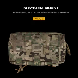 Bolsa táctica MOLLE multifuncional colgante para outdoor y camping
