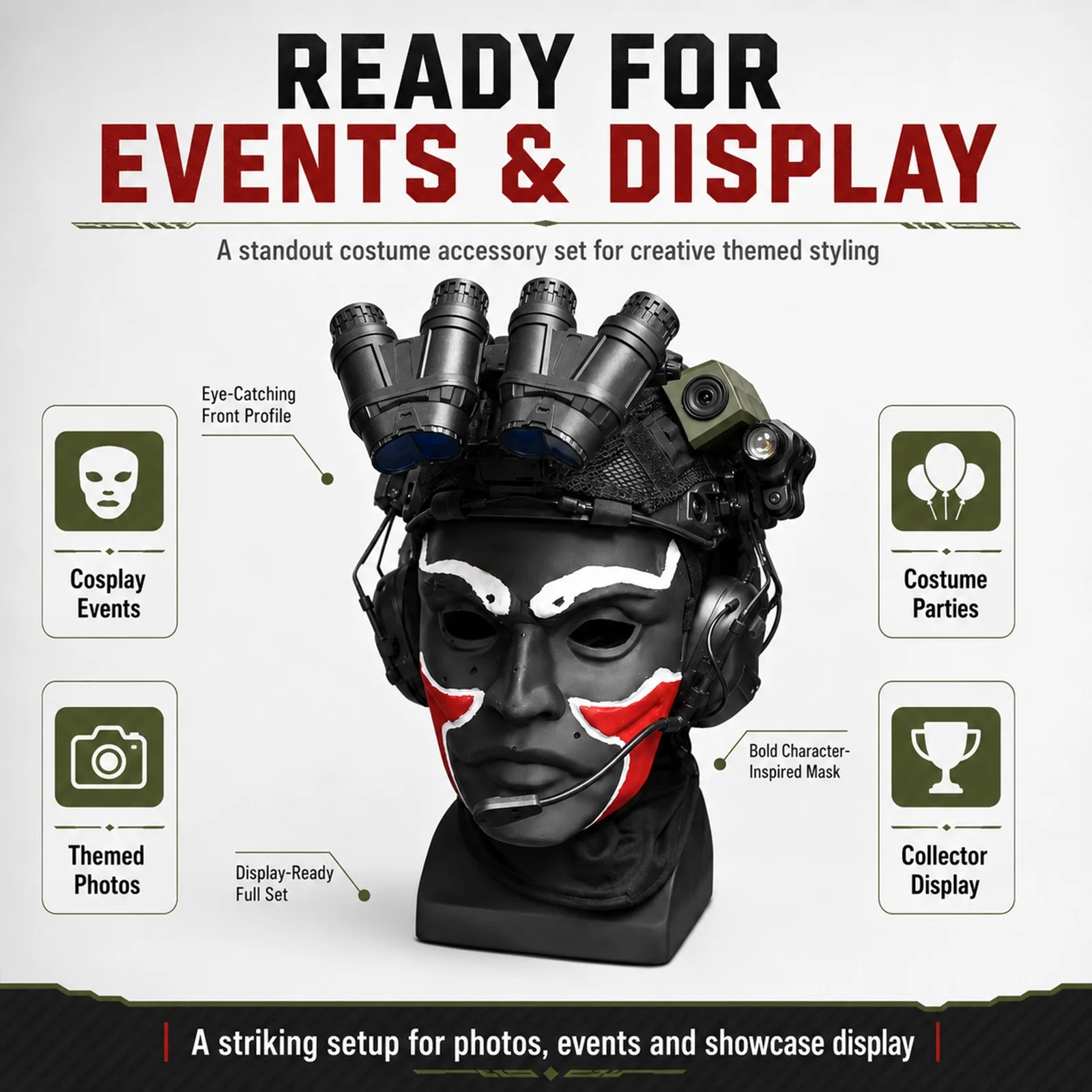 Casco táctico airsoft ajustable con protectores auditivos plegables - imagen 4