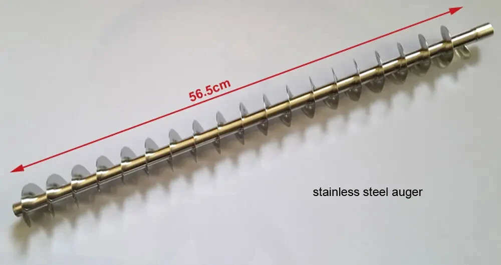 Vista del repuesto de espiral para fuente de chocolate comercial 5 niveles (80 cm)