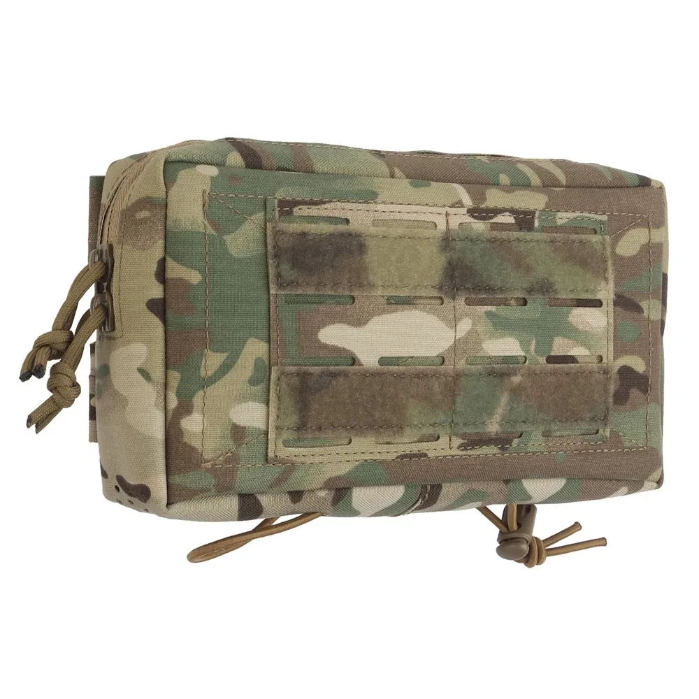 Riñonera MOLLE con clip y cuerda elástica inferior