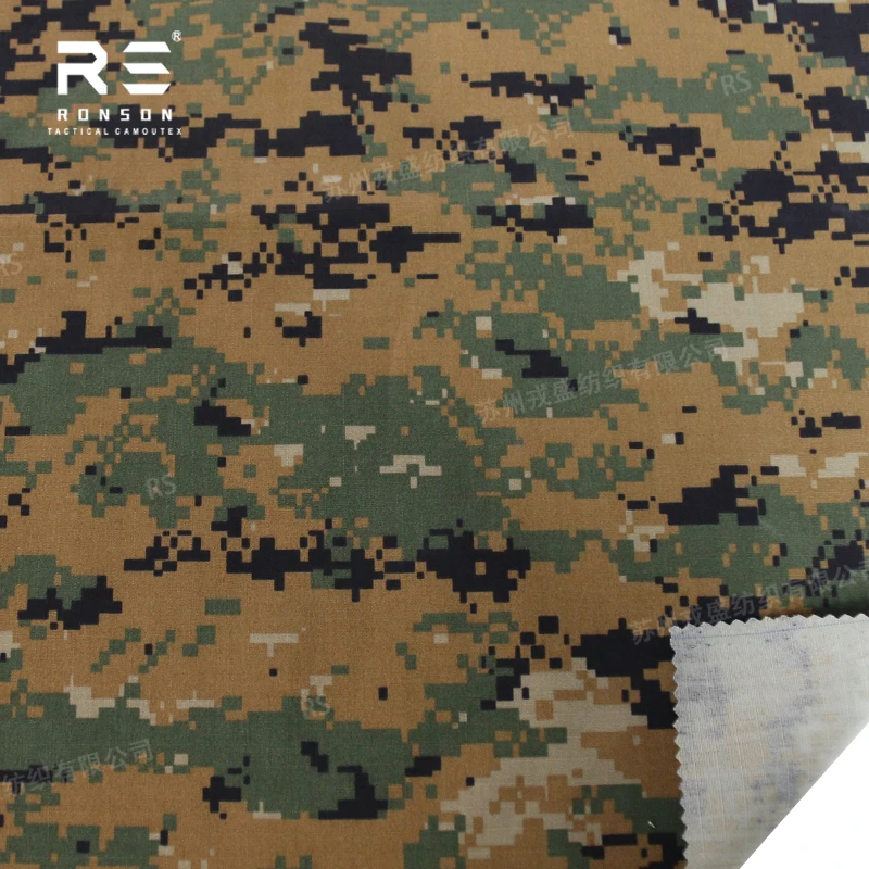 Tela táctica camuflaje MARPAT Woodland nailon algodón - imagen 4