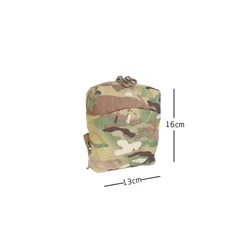 PH81 Bolsa táctica MOLLE compacta para visión nocturna, cremallera