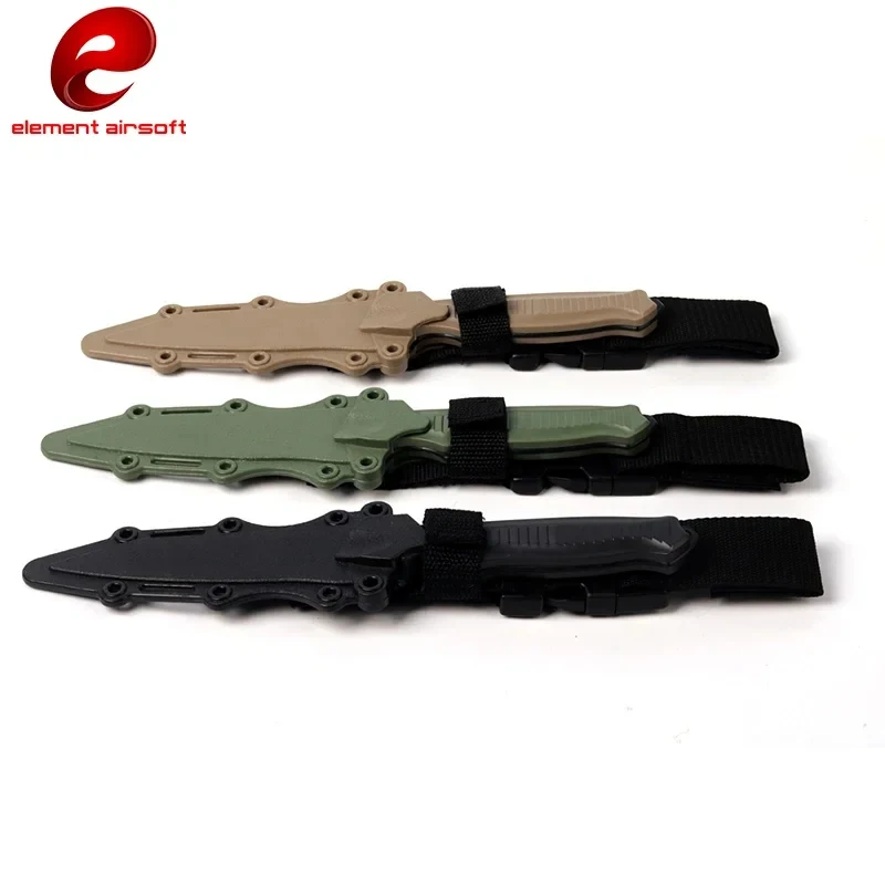 Cuchillo táctico de juguete con funda de goma para cosplay - imagen 5