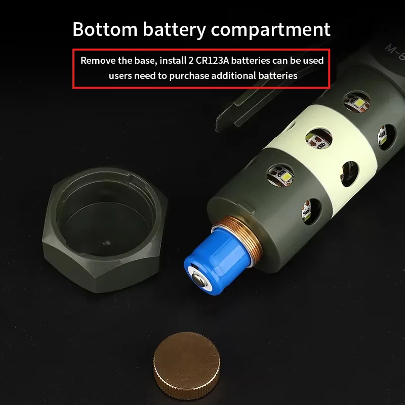 Flashbang de Granada táctica ABS para cosplay, lámpara emergencia - imagen 4