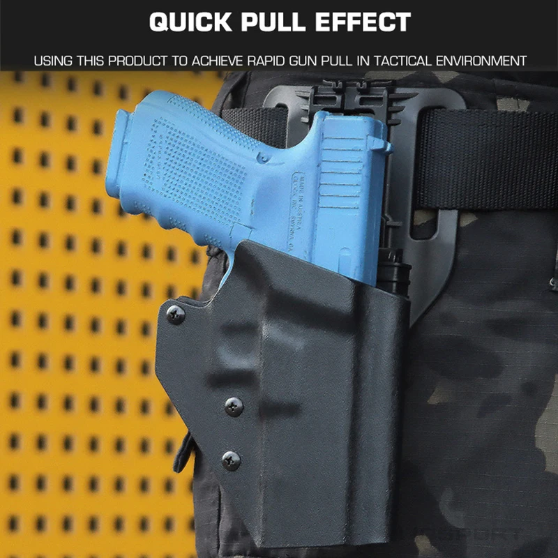 Funda kydex táctica extracción rápida para Glock 17/19/45 - imagen 5