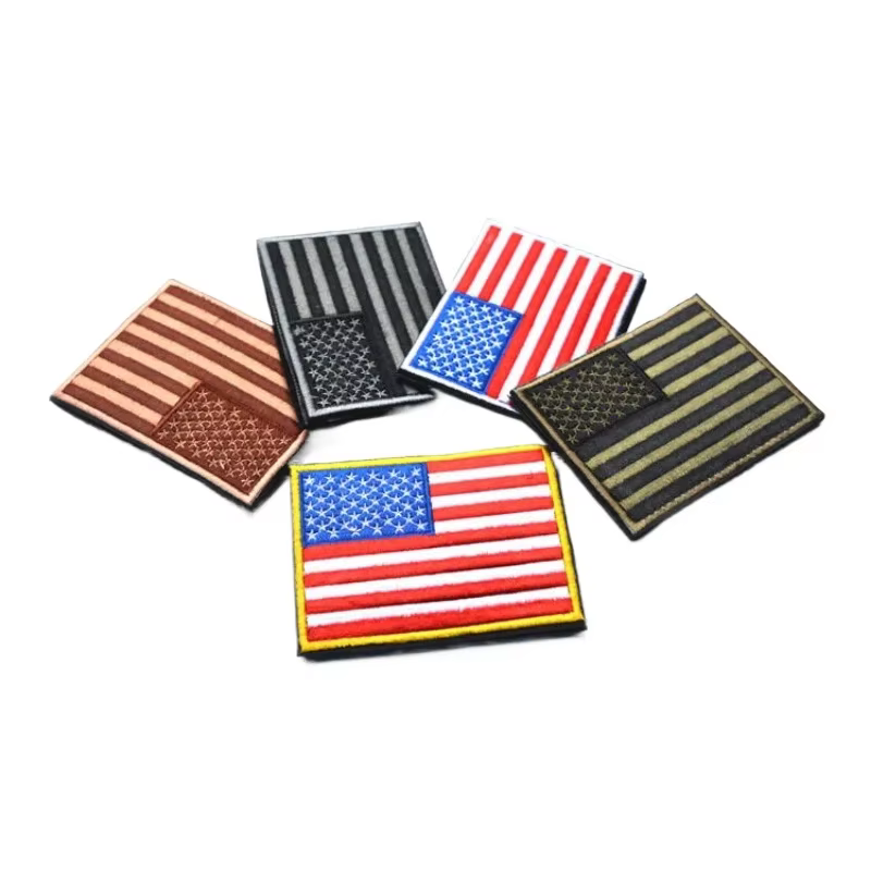Parche táctico bordado Bandera EE.UU. – Para chaleco y mochila - imagen 5