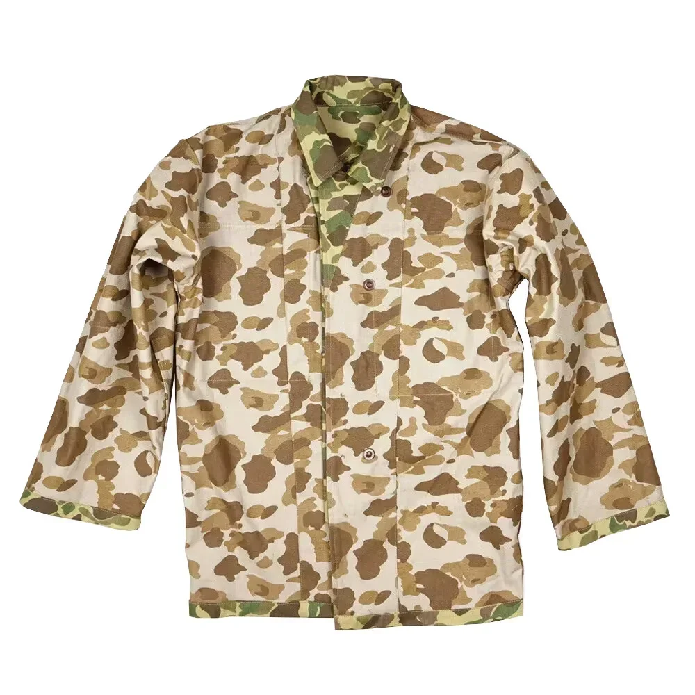 Uniforme militar WWII camuflaje pato Pacífico americano reversible - imagen 5