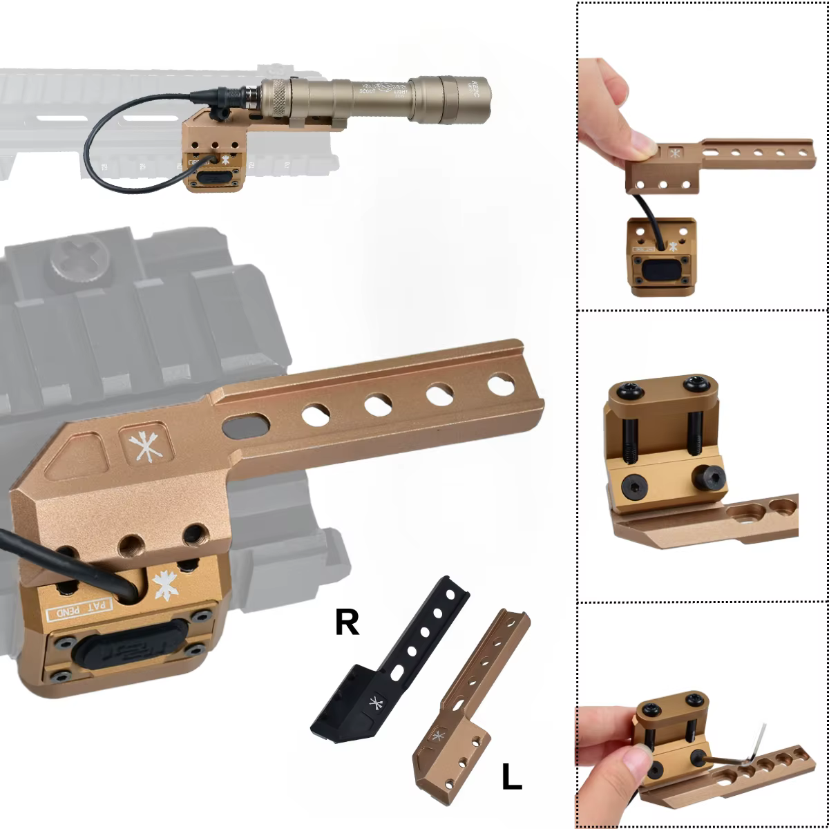 Surefire M600 interruptor de presión con soporte lateral para linterna - imagen 3