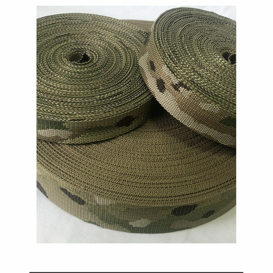 Cinta jacquard camuflaje táctica personalizada para correas exteriores - imagen 5