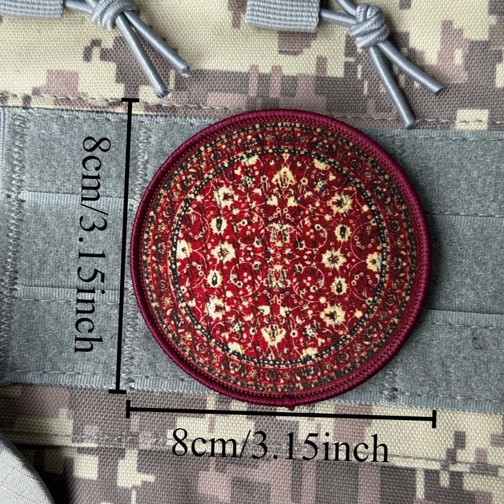 Parche táctico militar alfombra persa – para velcro y adhesivo - imagen 2