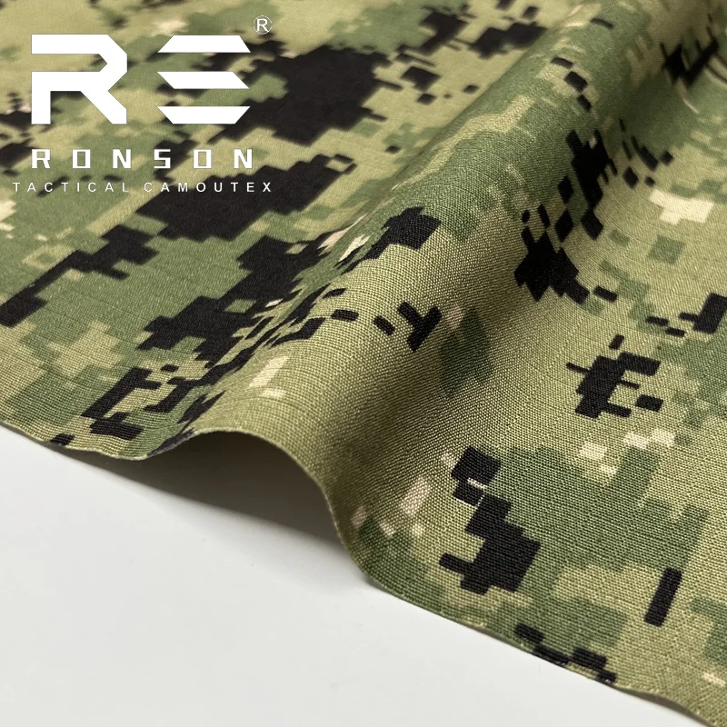 Tela ripstop camuflaje AOR nailon y algodón para uniforme táctico - imagen 3