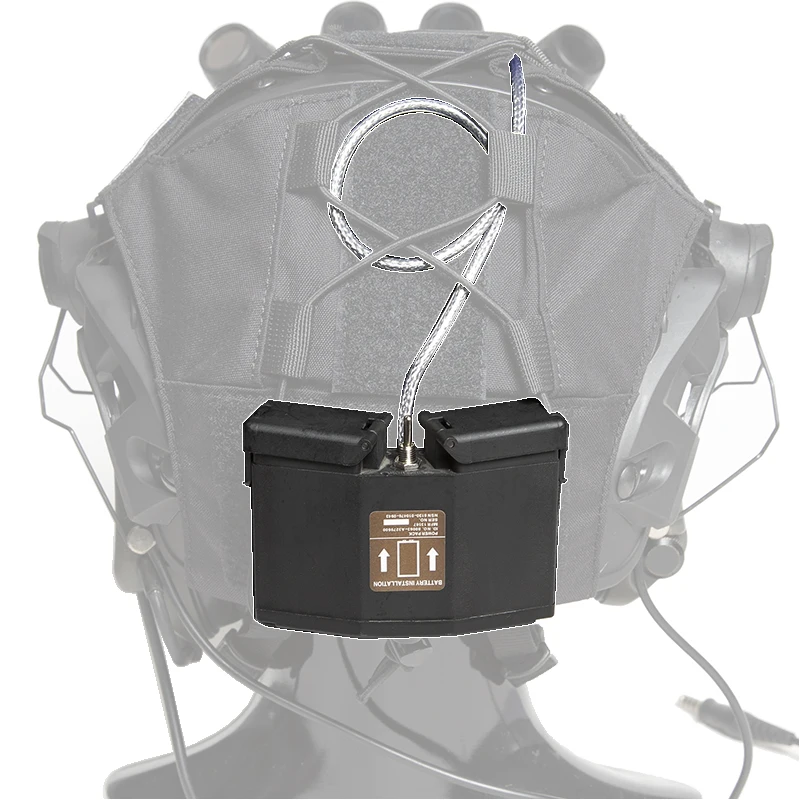 Soporte AVS-9 NVG montado sobre casco táctico