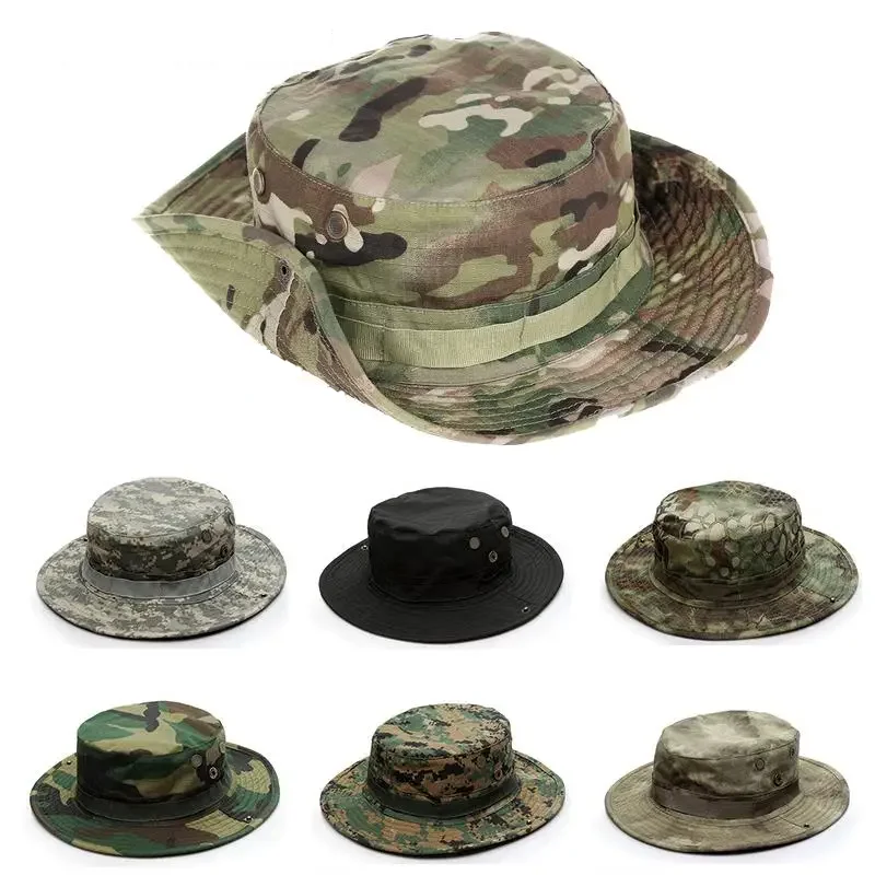 Sombrero táctico boonie Multicam ripstop para caza y senderismo - imagen 3