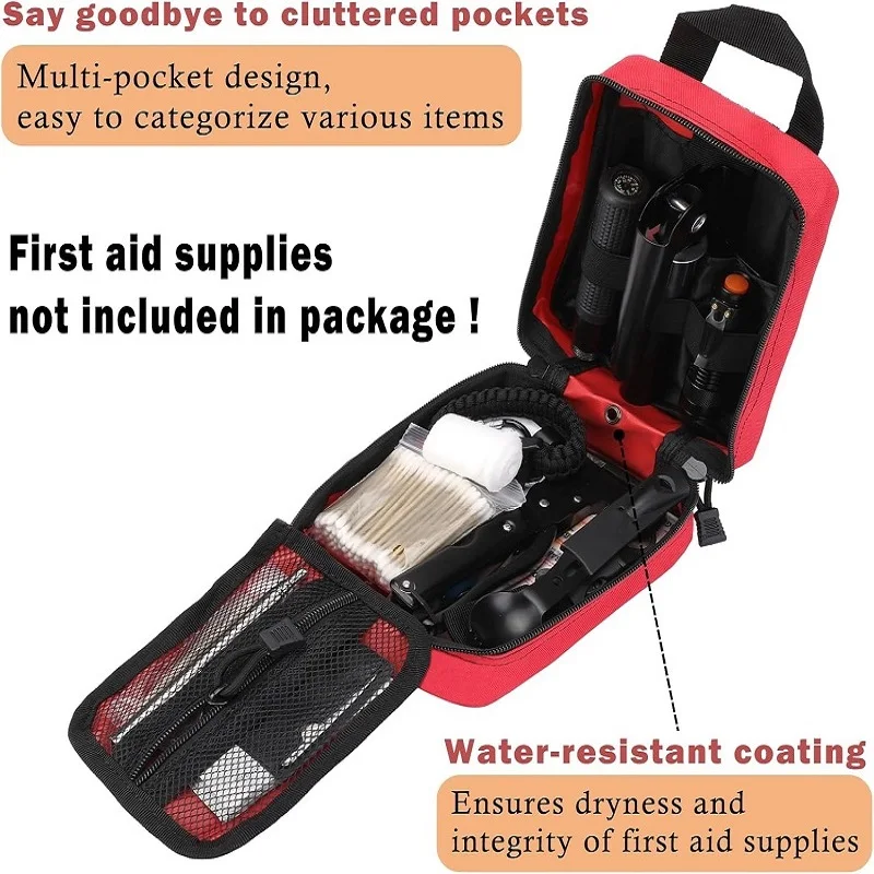 Bolsa de primeros auxilios táctica EMT MOLLE para uso en exteriores - imagen 2