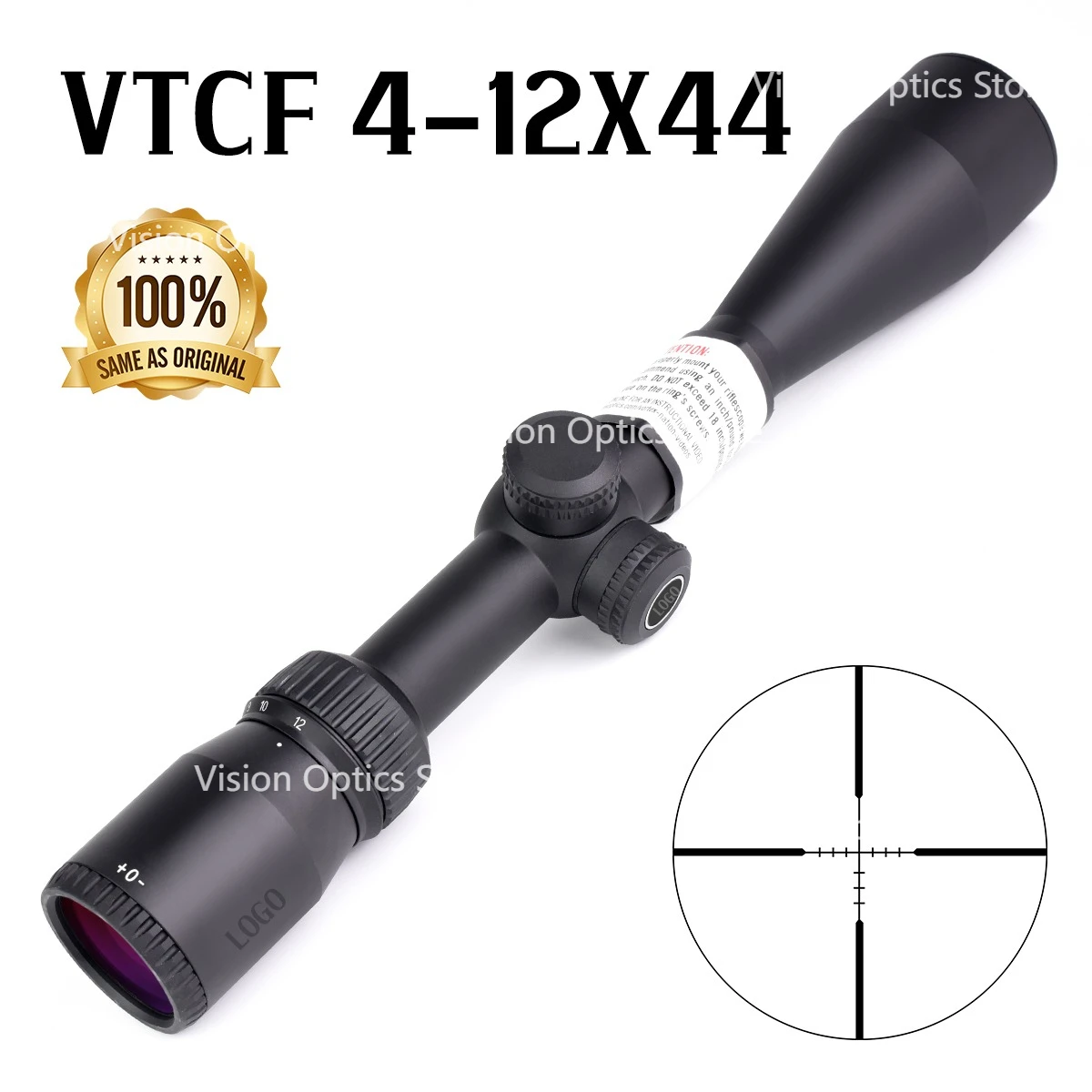 Mira telescópica Optics Tactical II BDC MOA con retícula cruzada - imagen 2
