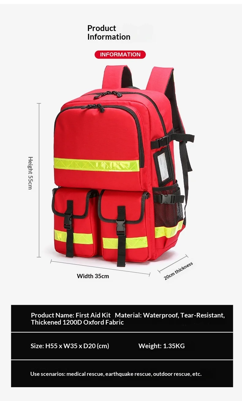 Mochila impermeable de emergencia