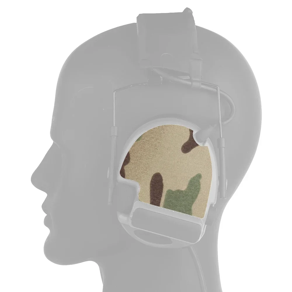 Parche camuflaje artesanal para auriculares de caza y tiro - imagen 2