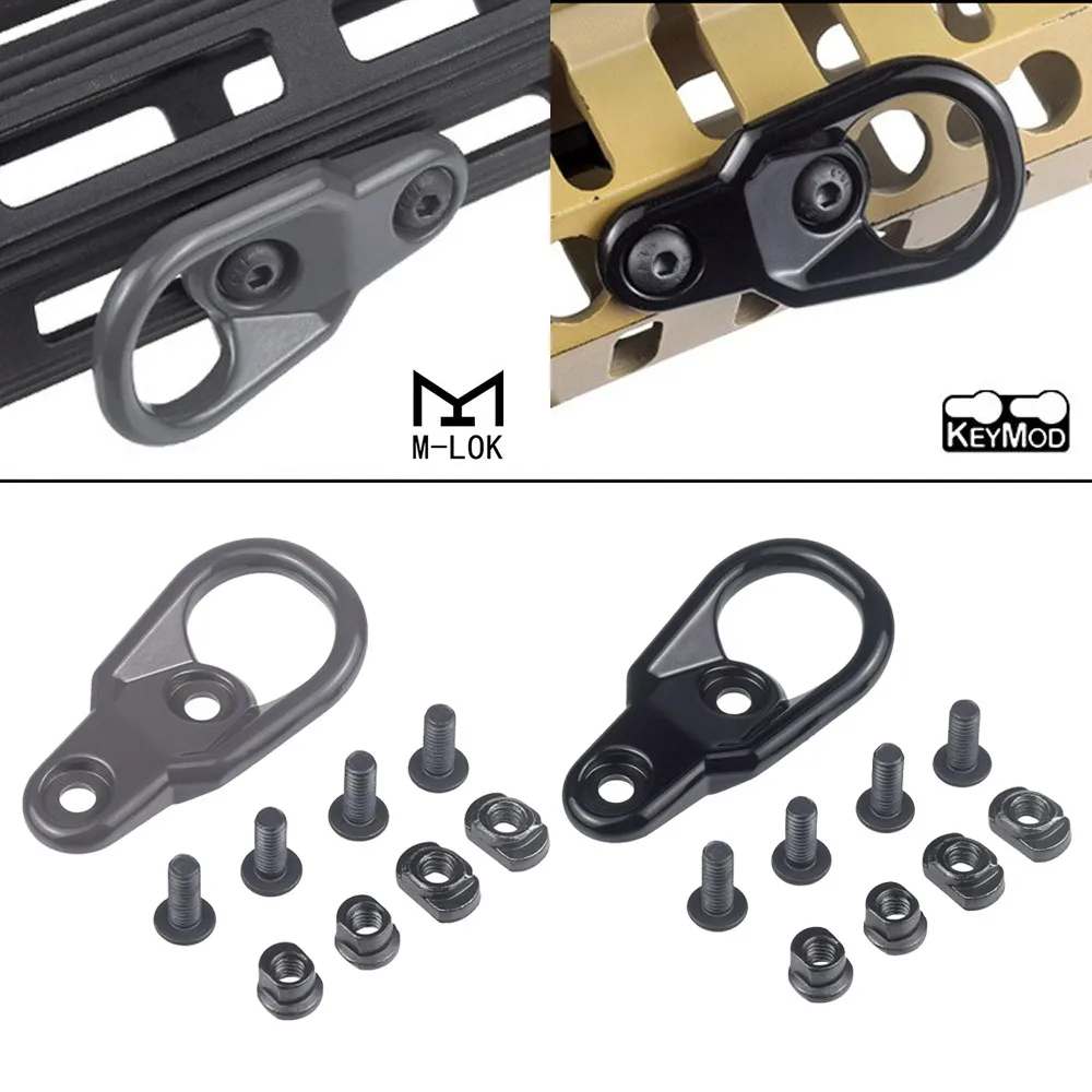 Hebilla correa táctica KeyMod M-LOK compatible MS1 MS2 MS3 con llave - imagen 2