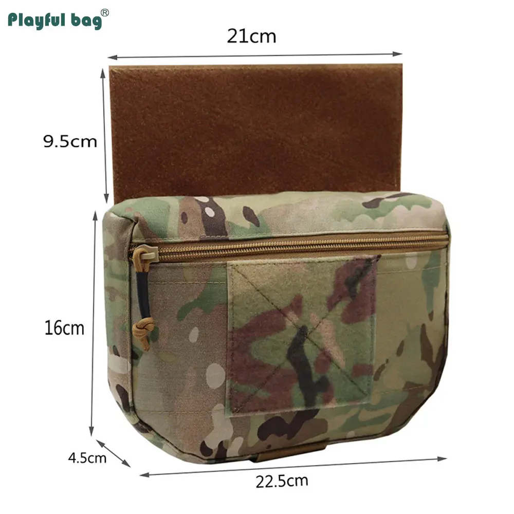 Chaleco táctico MOLLE modular portaplacas con bolsas y cinturón - imagen 5