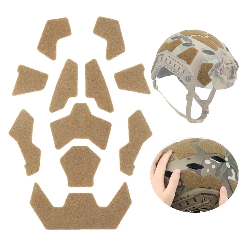 Parche adhesivo velcro casco rápido pack