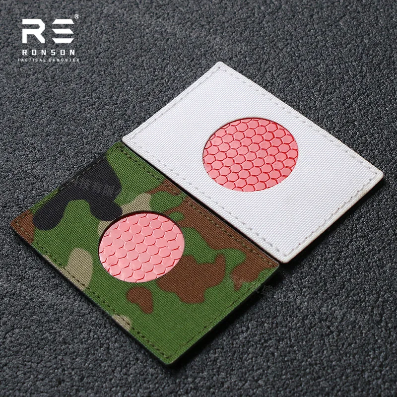 Parche táctico reflectante bandera japonesa con sangre cortado láser - imagen 2