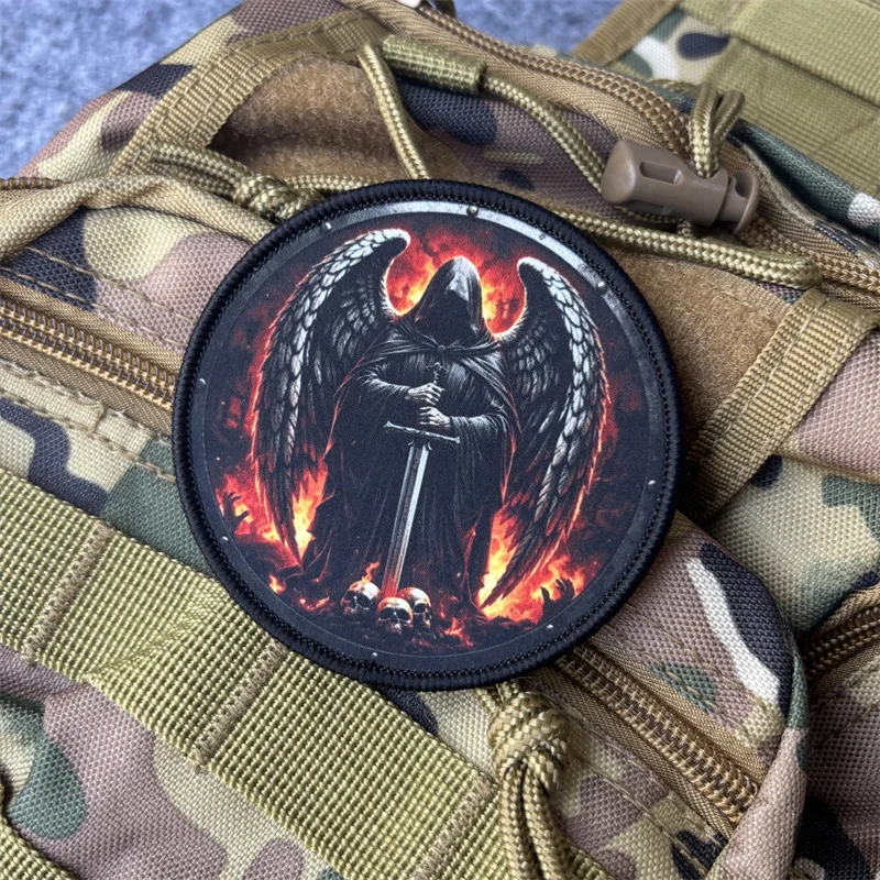 Parche táctico alas soldado con velcro gancho y bucle - imagen 4