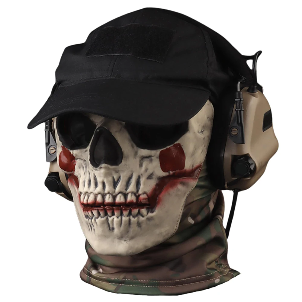 Balaclava táctica Ghost con máscara facial de silicona antivaho - imagen 2