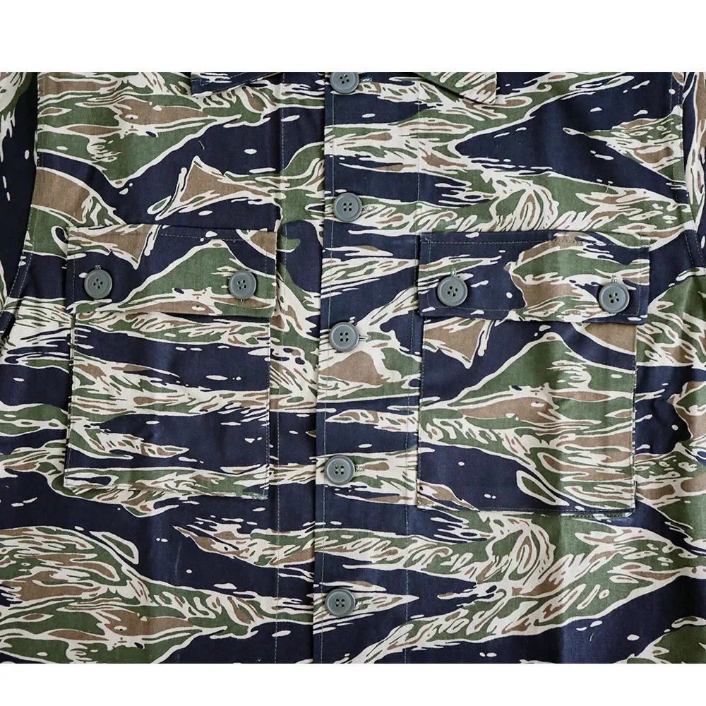 Chaqueta TCU camuflaje tigre algodón hombre