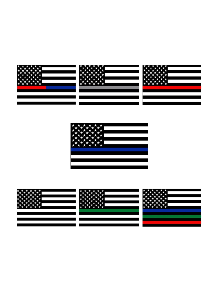 Bandera americana fina de poliéster con colores alternativos