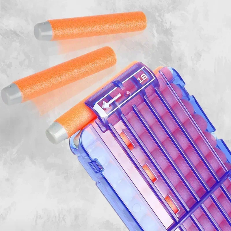 Recambio clip Nerf Magazine para bláster de dardos redondos - imagen 4