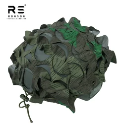 Cubrecascos táctico camuflaje 3D Flecktarn de ajuste rápido