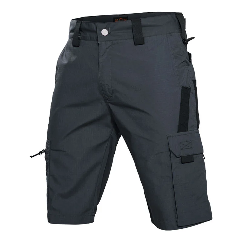 Pantalones cortos tácticos hombre ripstop con múltiples bolsillos - imagen 4