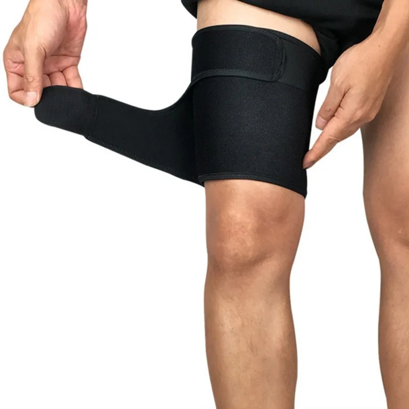 Manguitos de compresión elástica ajustables piernas unisex