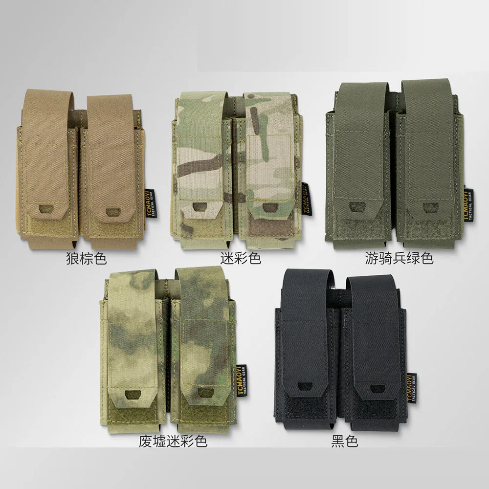 Portacargadores doble abatible MOLLE para cargadores 5,56 mm - imagen 4