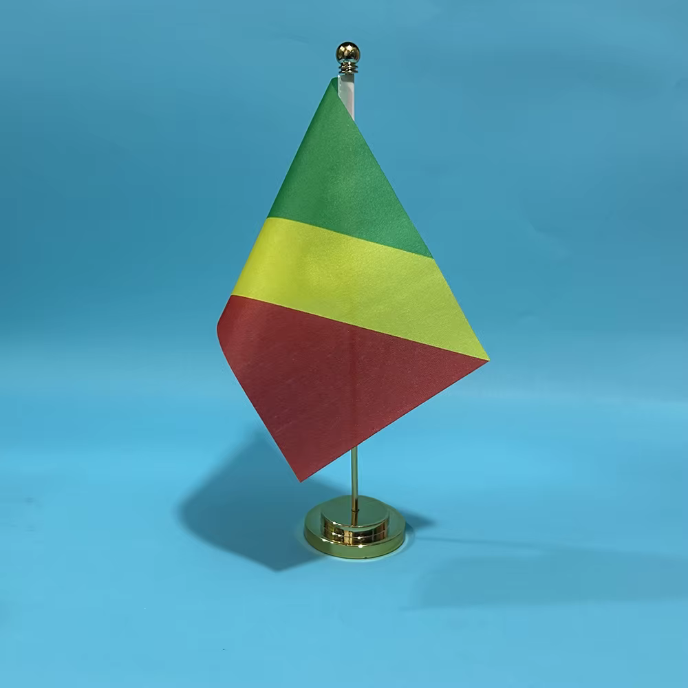 Bandera nacional Rep. Democrática del Congo de poliéster oficina - imagen 5