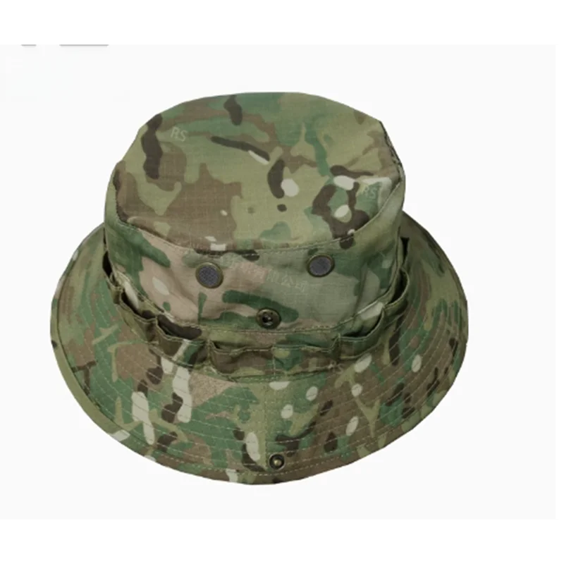 Benni sombrero de pescador camuflaje cinco hojas para hombre - imagen 5
