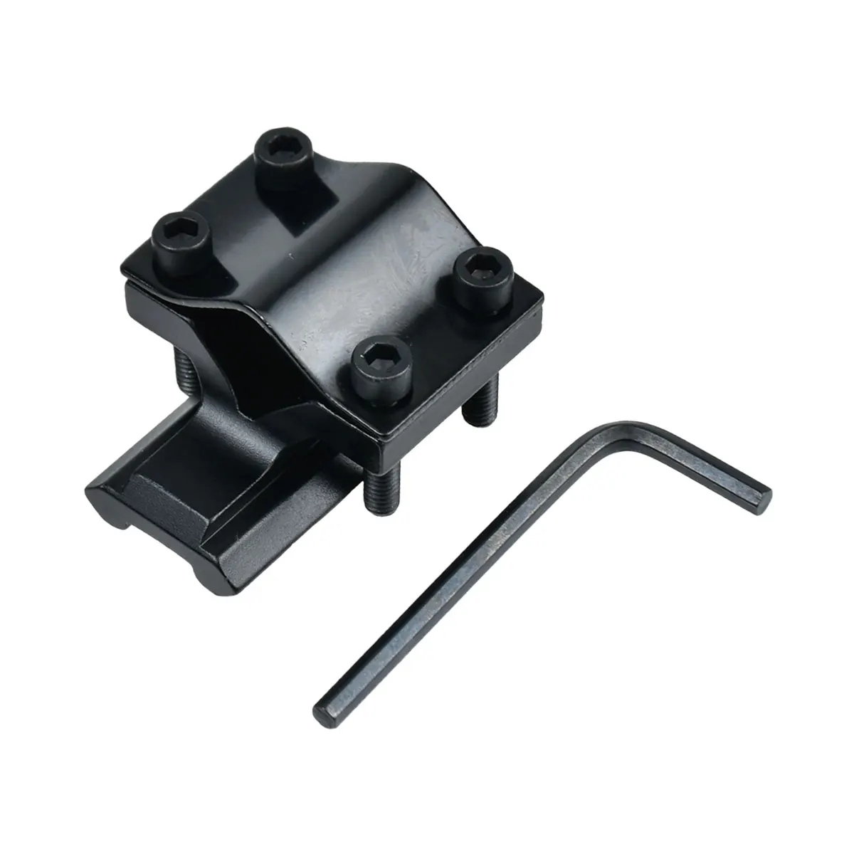Adaptador Picatinny ajustable de 20 mm para linterna táctica - imagen 5