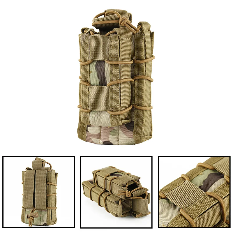 Bolsa táctica MOLLE con clip para cinturón multiusos - imagen 2