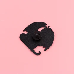 Pin esmaltado dragón para solapa táctica, alfiler metal mujer